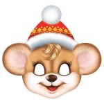 Маска новогодняя 