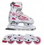 Коньки роликовые-ледовые раздвижные Tempus арт. PW 126 А