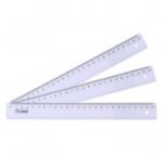 Линейка 25см.Прозрачная Стамм