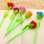 Ручка дет.синяя Цветок