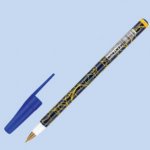 Ручка шариковая синяя 0,7   Color Tovch корпус рисунок ЕК