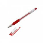 Ручка гелевая красная 0.5мм Базир 