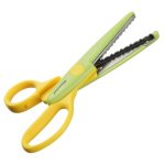 Ножницы фигурные 165мм зелёный-жёлтый Сильверхо Мозаика в 