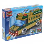 Конструктор Инкассаторская машина, свет, звук, инерция, 68 деталей