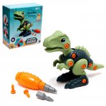 Конструктор винтовой Велоцираптор, с отвёрткой, 26 элементов