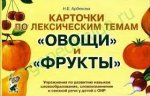 Арбекова Карточки по лексическим темам 