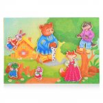 Сказка Теремок с игровым полем фетр