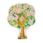 Плакат вырубной в пакете Яблоня весенняя 