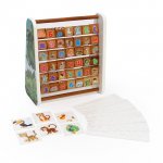 Счеты деревянные с картинками Алфавит