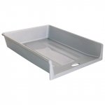 Лоток  для бумаг гориз."1в1" серый Стамм