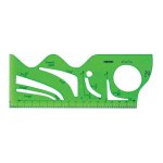 Линейка-трафарет ФУНКЦИЯ 17см