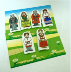 Набор пальчиковых кукол Семья казаков 6 шт. игра в/п