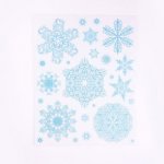 Новогоднее оконное украшение 30 х 38 