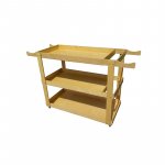 Тележка для спортинвентаря и игрушек (3 полки) фанера 115*50*90
