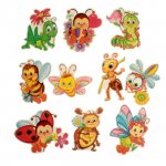 Плакат вырубной А-4 в ассортименте