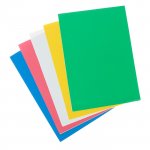 Фоамиран цветная пористая резина 2 мм  А4 5 листов 5 цветов Юнландия