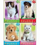 Пазлы 24 шт Щенки и котята