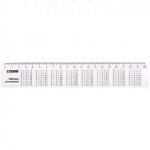 Линейка 20см "Таблица умножения" СТАММ ЛС02