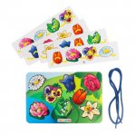 Шнуровка Цветы планшет