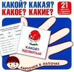 21 карточка Какой? Какая? Какое? Какие? Карточки в лапочке