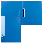 Папка на 2х кольцах 40мм пластик(красн,син.черн) ИнФормат