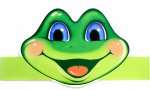 Маска - ободок Лягушонок