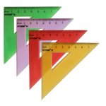 Треугольник 45гр 7см пластик