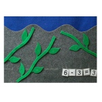 Игра- панно Грядка (ковролин)