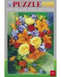 Пазл 500 Металлик- Яркий букет