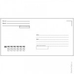 Конверт Е65 110*220 с подсказом