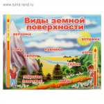 Плакат "Виды земной поверхности" А2 Сима-ленд