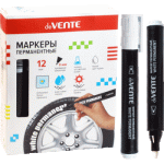 Маркер перманентный 3,0 мм белый круглый наконечник de Vente