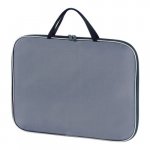 Папка А-2 (серая,ручки тесьма)