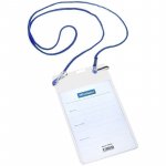 Бейдж  вертик. 95*150  шнурок на карабин.