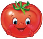 Плакат вырубной А-4 Помидор