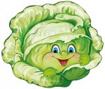 Плакат вырубной А-4 Капуста