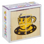 Кубики 4 Посуда 