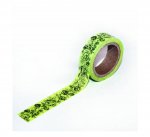 Дек.кл. лента"Зелёные розочки"Н 