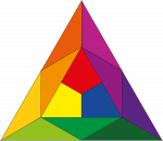 Треугольник выпуклый цветной Центрум 