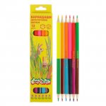 Карандаши двусторонние  06/ 12 цветов  Каляка 