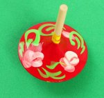 Волчок с росписью