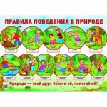 Плакат А-2 Сфера Правила поведения в природе