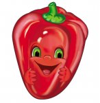 Плакат вырубной А-4 Перец