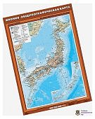 Япония. Общегеографическая карта (70х100 см) Спект