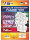 Комплект из 4 плакатов А-3 Инструктажи по безопасности для кабинета физики