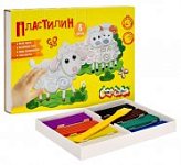 Пластилин 8цв. 120г. Каляка-Маляка