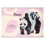 Альбом 12 листов Акварельная панда Взгляд котенка А4