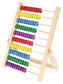 Деревянная игрушка Счеты цветные