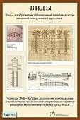 Плакат  Виды.Наглядное пособие по черчению.Айрис