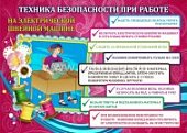 Инструкции по правилам без-ти на уроках труда (девочки) в образ организ-и 4 плаката